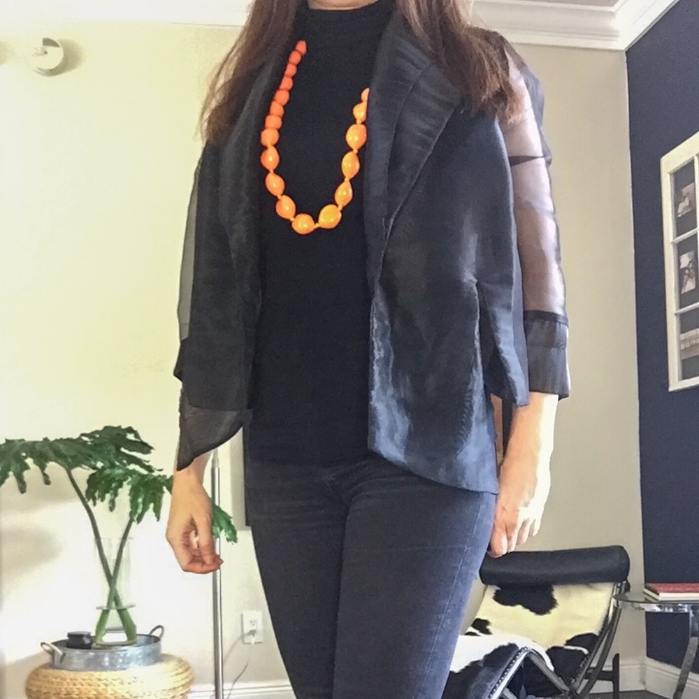 Black Transparent Jacket